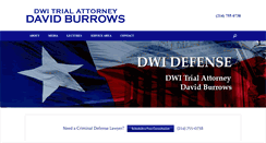 Desktop Screenshot of davidburrowsattorney.com
