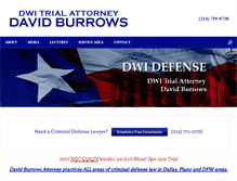 Tablet Screenshot of davidburrowsattorney.com